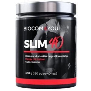 Biocom Slim 40 italpor meggy ízű 360 g